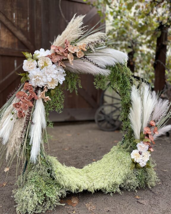 W12 Floral Wreath - Boho